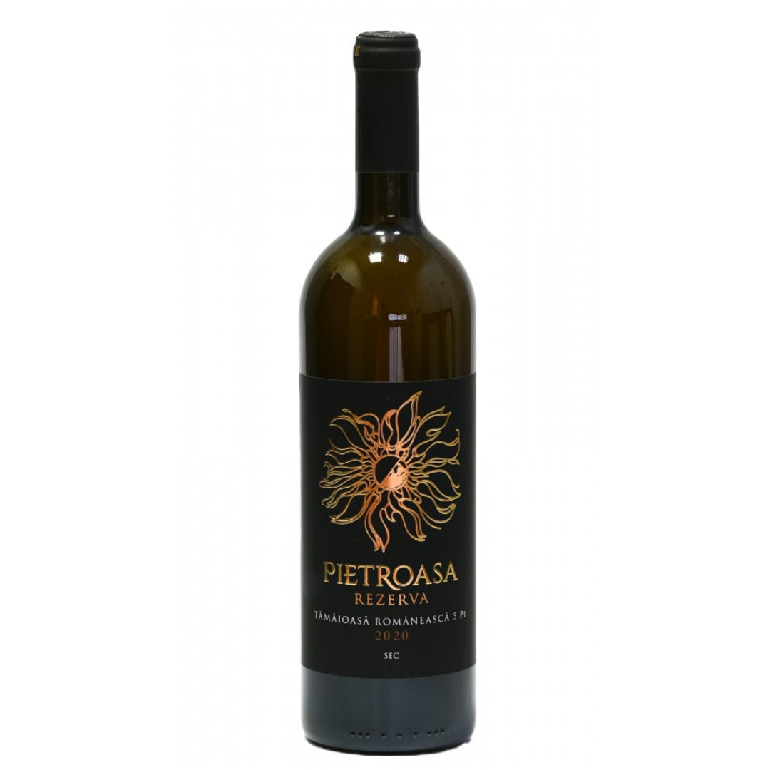 Pietroasa Reserva Tămâioasă Românească Sec 2020 0.75L - Winake.ro