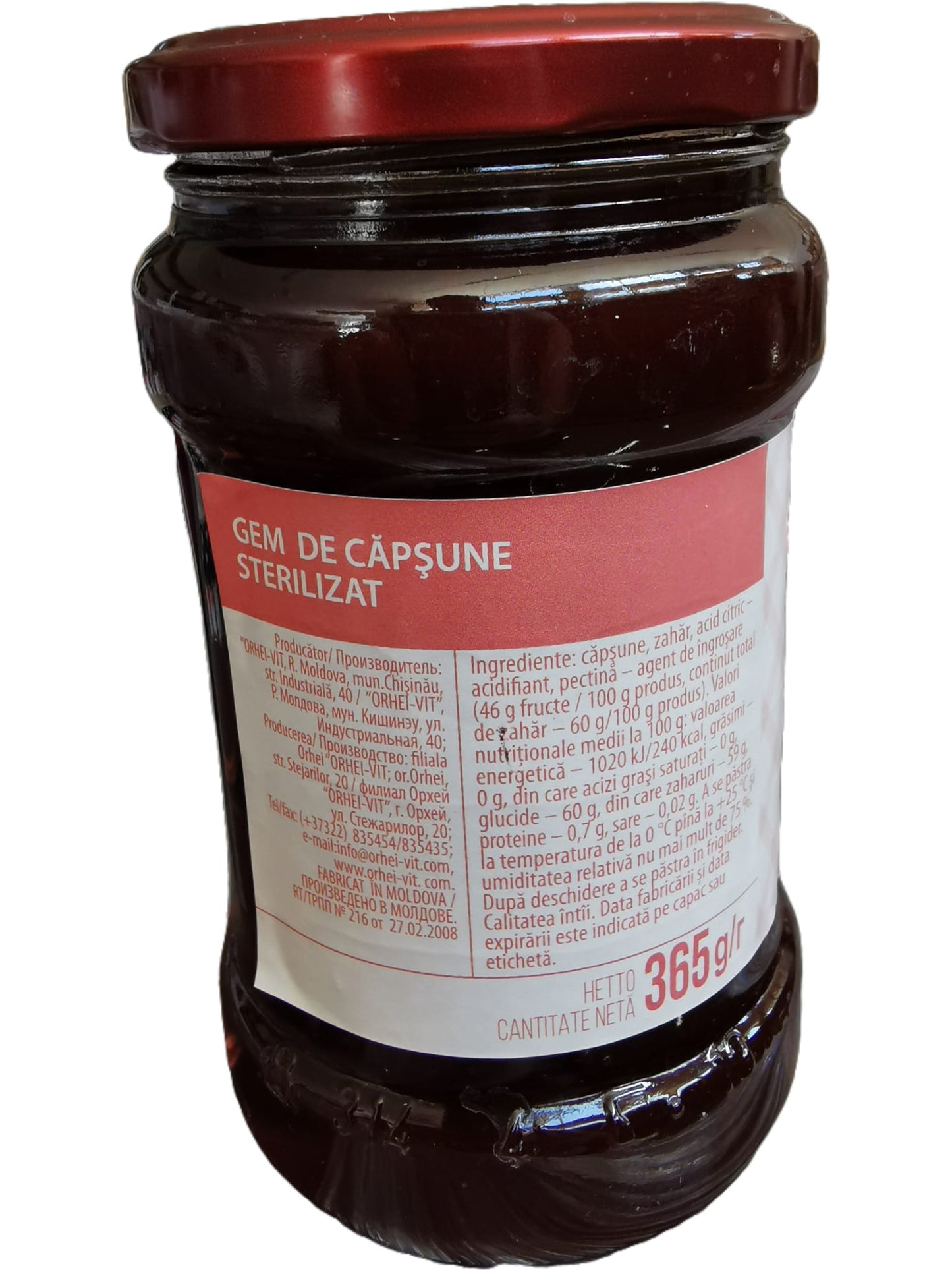ORHEI-VIT - Vita Gem de Căpșune 365G