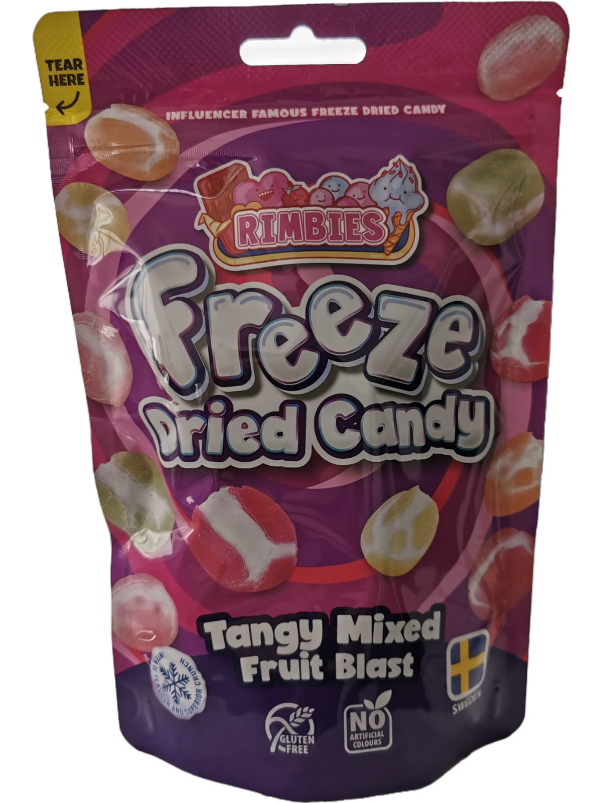 RIMBIES - Bomboane cu Aromă de Fructe 80G