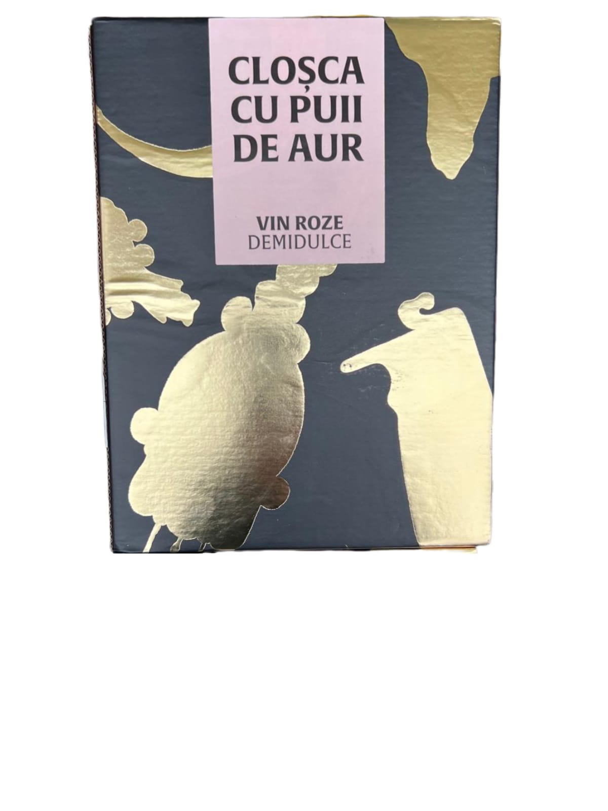 Pietroasa Veche Rose Demidulce BUSUIOACA Bag in Box 3L(Closca cu puii de aur)