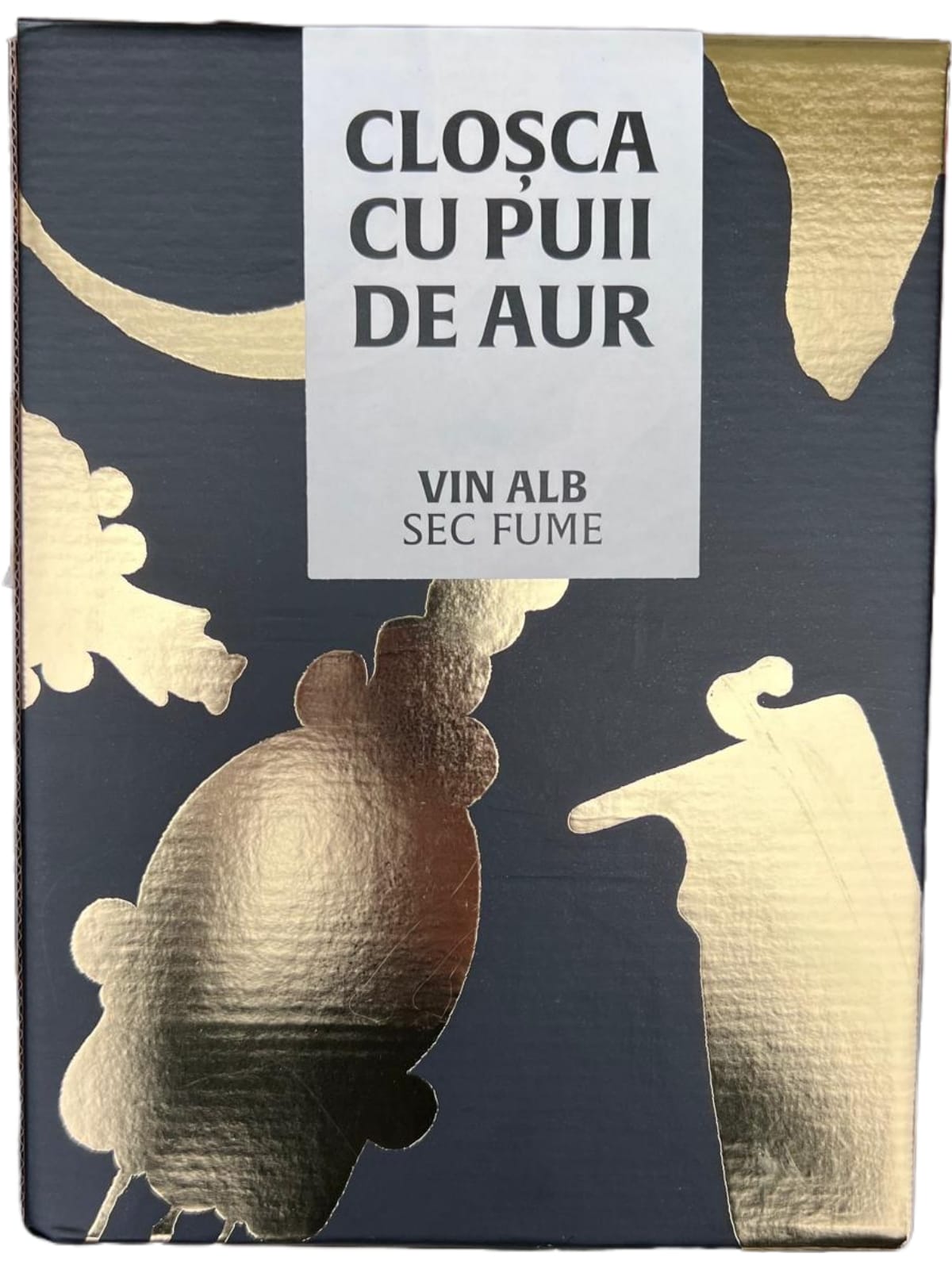 Pietroasa Veche Vin Alb Sec Fume: Riesling Italian Bag in Box 3L(Closca cu puii de aur)