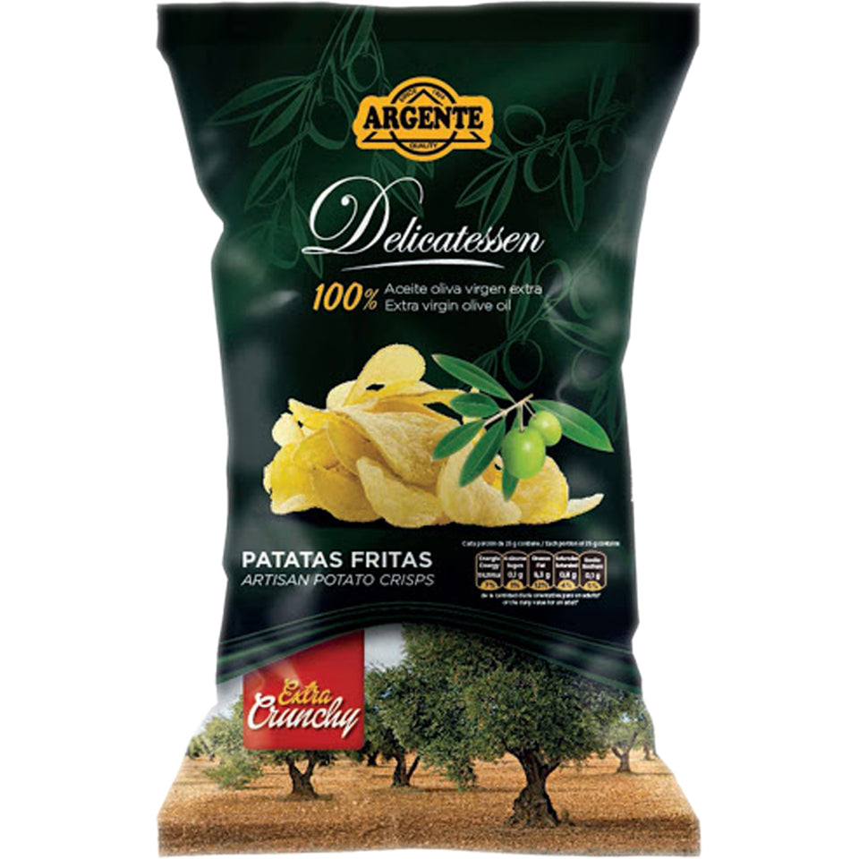 Argente | Chips din cartofi cu ulei de masline extra virgin 100% 160g - Winake.ro