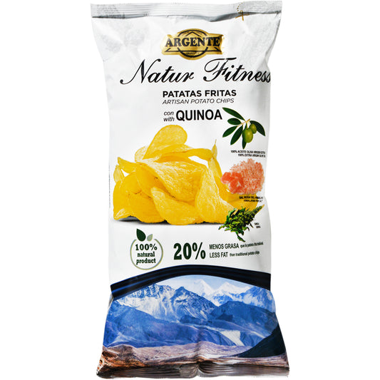 Argente | Chips din cartofi cu ulei de masline extra virgin 100%,sare de Himalaya si quinoa 150g - Winake.ro