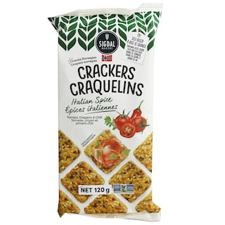 SIGDAL BAKERY -  Crackers Italian Spice 120G