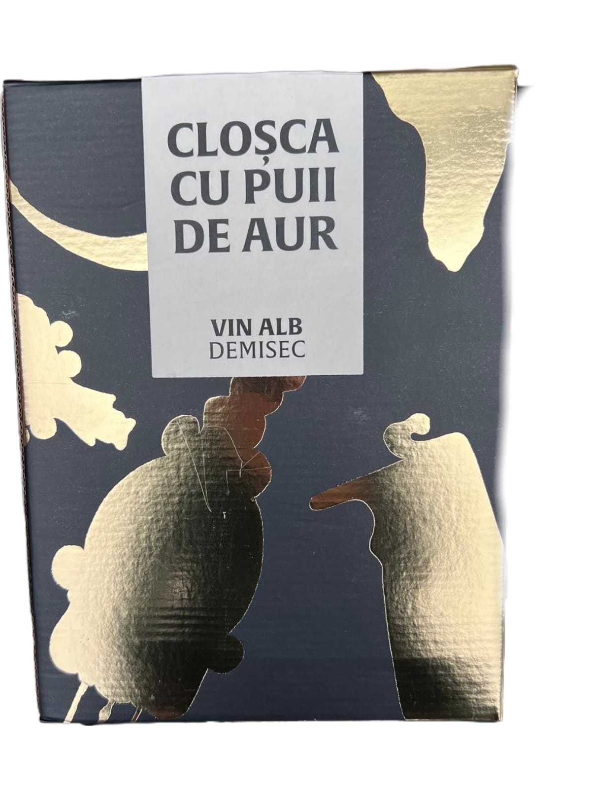 Pietroasa Veche Vin Alb Demisec  Riesling Italian Bag in Box 3L(Closca cu puii de aur)