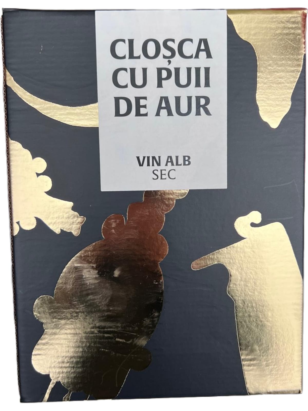 Pietroasa Veche Vin Alb Sec Cupaj: Tamaioasa+Feteasca Alba+Riesling Bag in Box 3L(Closca cu puii de aur)