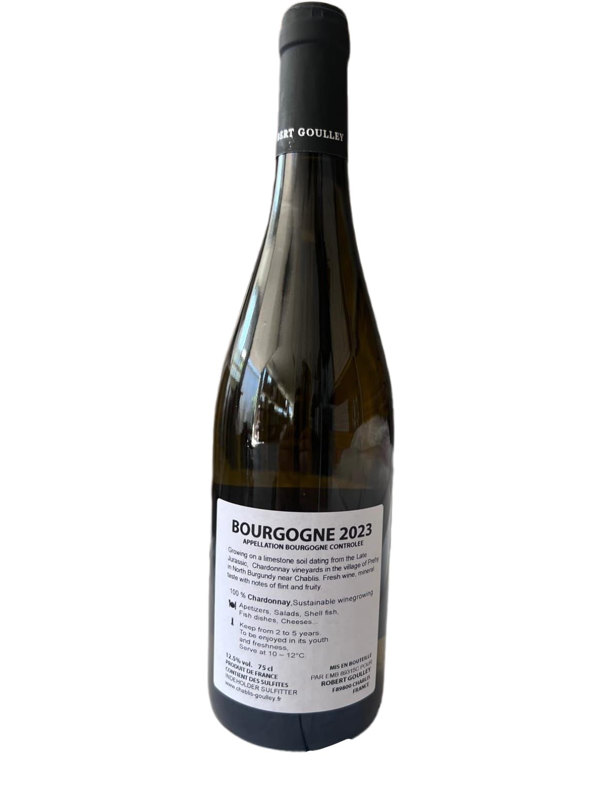 GRAND VIN DE BOURGOGNE - Robert Goulley Bourgogne Chardonnnay 750ML