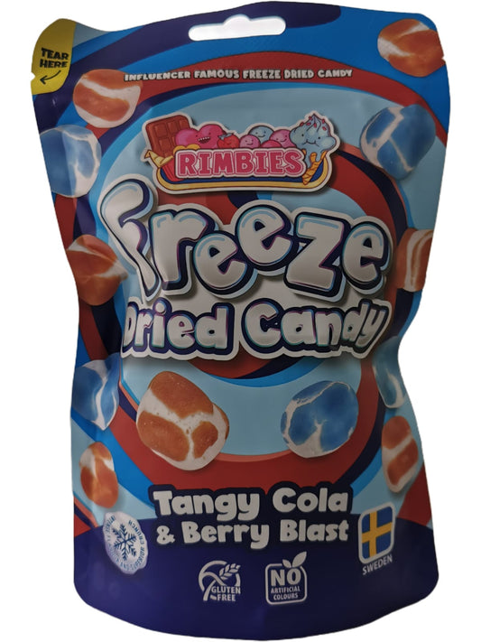 RIMBIES - Bomboane cu Aromă de Cola și Fructe 80G