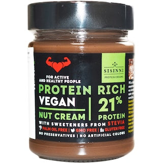 SISINNI PREMIUM PROTEIN - Cremă Tartinabilă Vegană Proteică 21% 380G