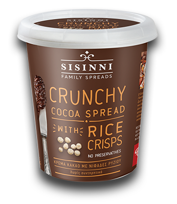 SISINNI FAMILY - Cremă Tartinabilă Cacao și Fulgi de Orez 400G