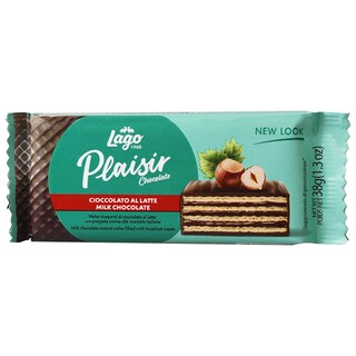 LAGO PLAISIR - Napolitane Ciocolată cu Lapte 38G