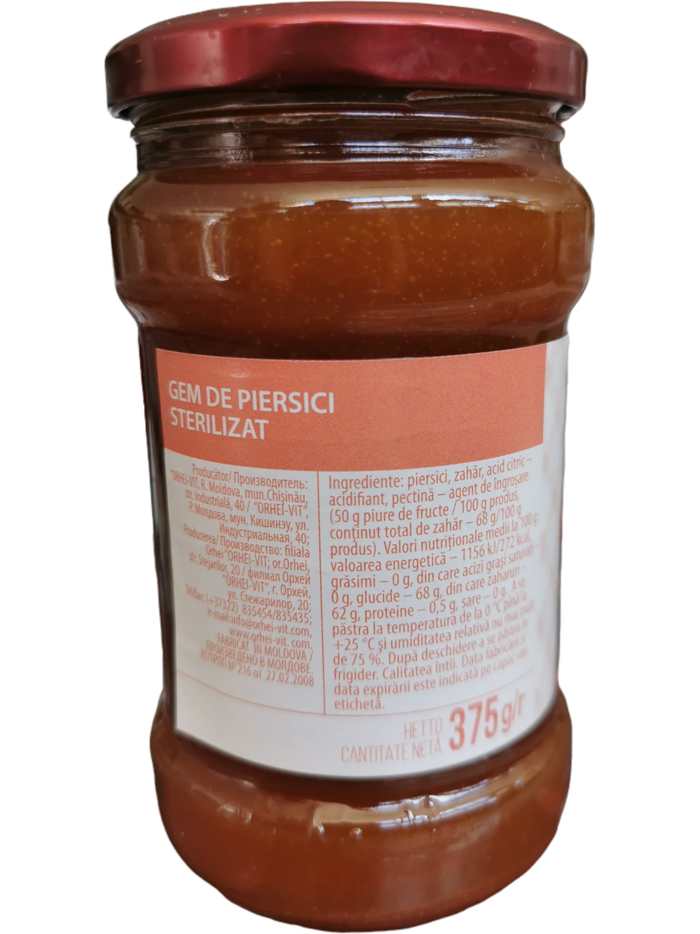 ORHEI-VIT - Vita Gem de Piersici 375G