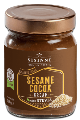 SISINNI PREMIUM - Cremă Tartinabilă Cacao cu Susan Vegan 380G